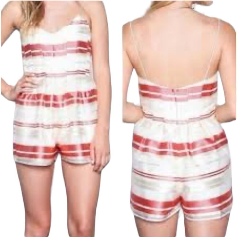 JOA, coral and ivor romper size medium